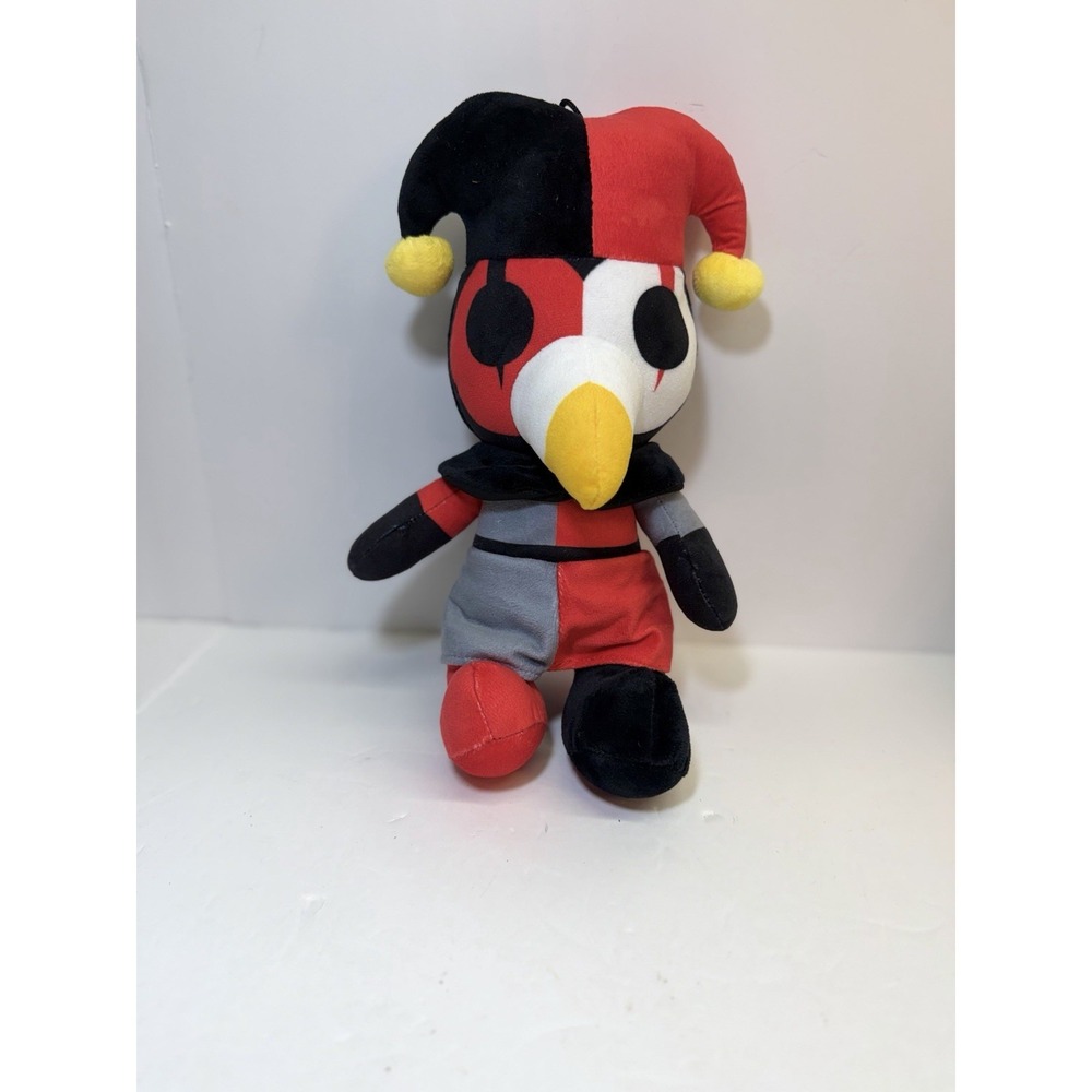 Plague Doctor Jester Red Black Plush‎ Doll 8" Stuffed Toy Good Stuff